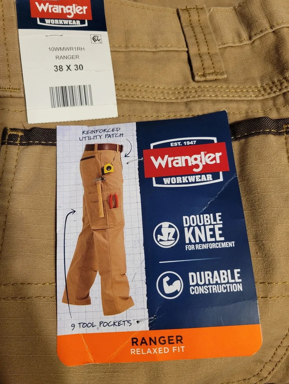 Wrangler Workwear Ranger Tan Cargo Pants